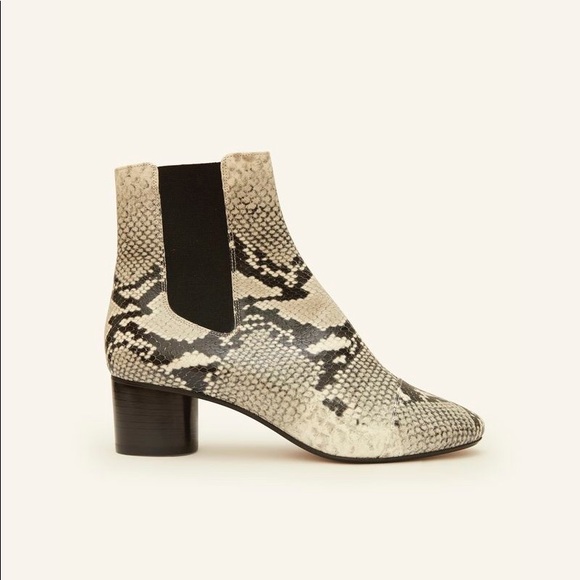 Isabel Marant Python Embossed Danae Boots - 37 / 7 - Picture 2 of 5